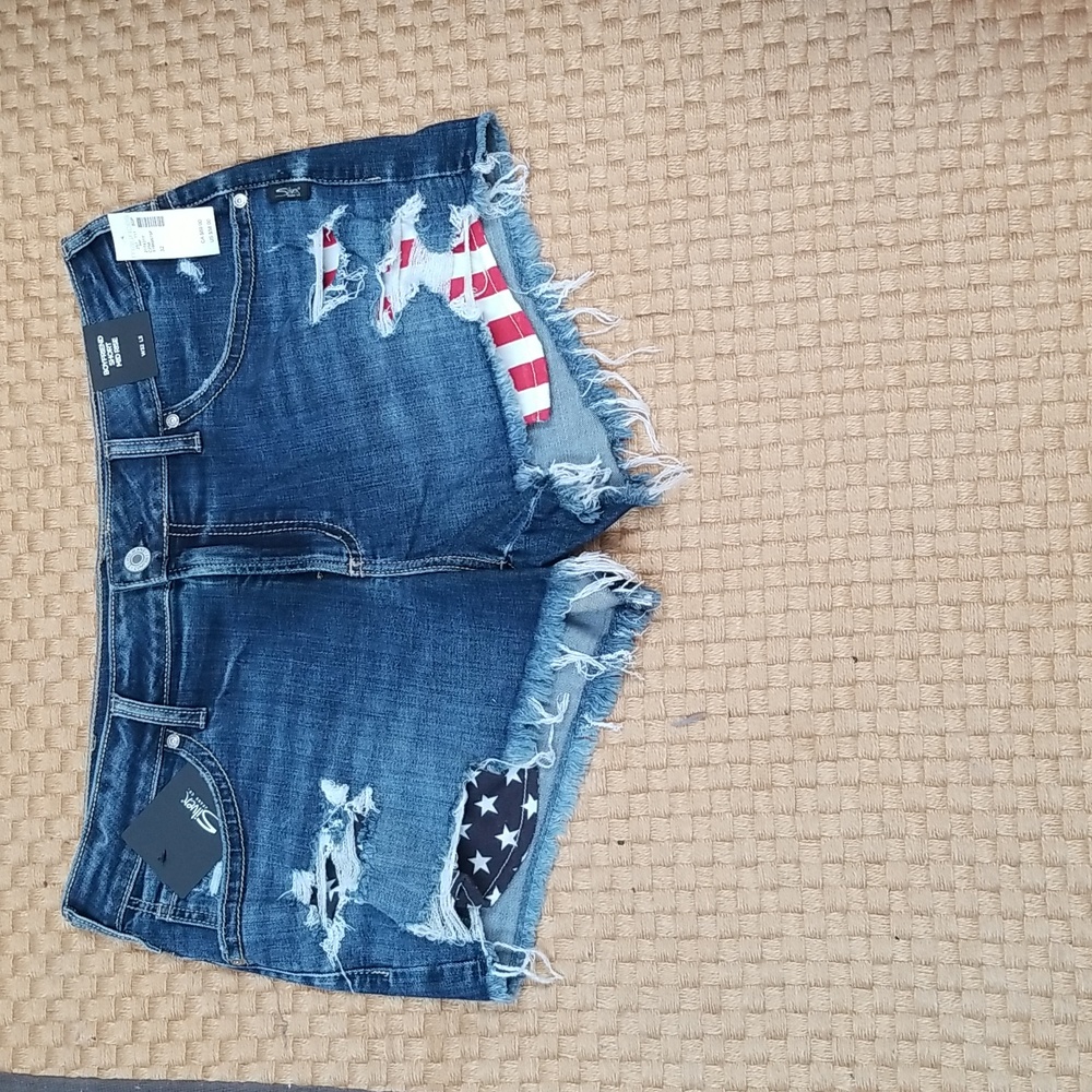 Silver Boyfriend Shorts.